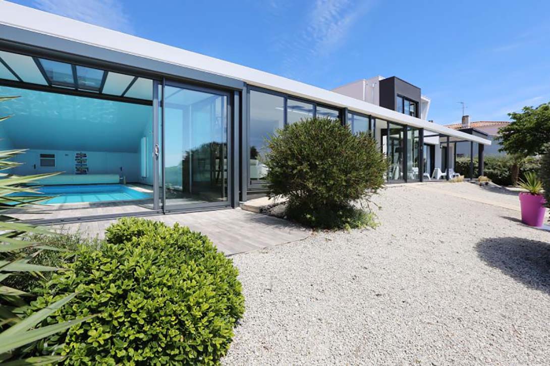 Extension Villa Contemporaine Les Sables d'Olonnes Agence Brisson Architecture d'intérieur 