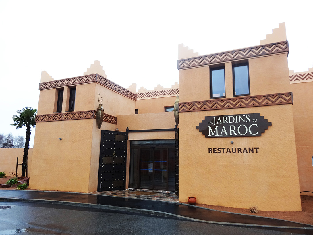 Les Jardins du Maroc Restaurant Saint-Sebastien sur Loire Agence Brisson Architecture Intérieur Challans
