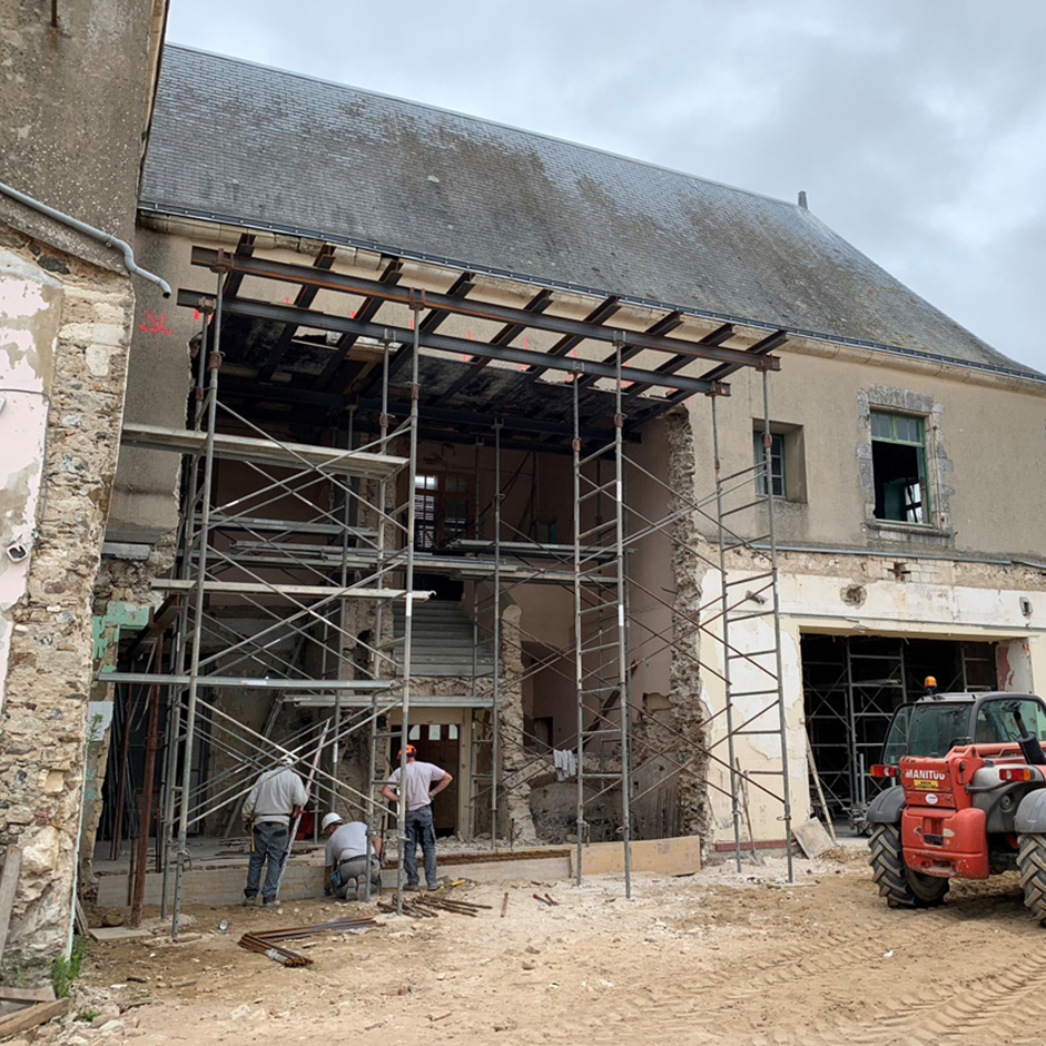 Rénovation d’un château