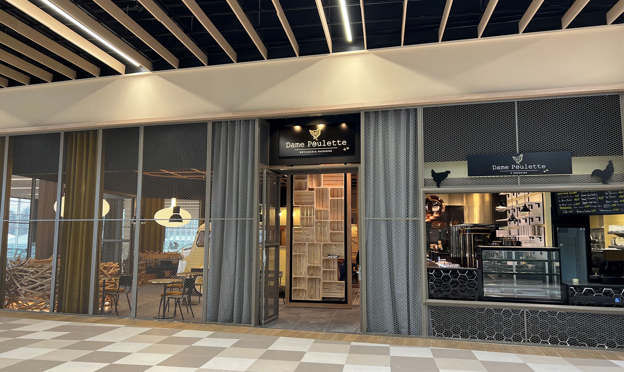 Aménagement d’un restaurant Dame poulette
